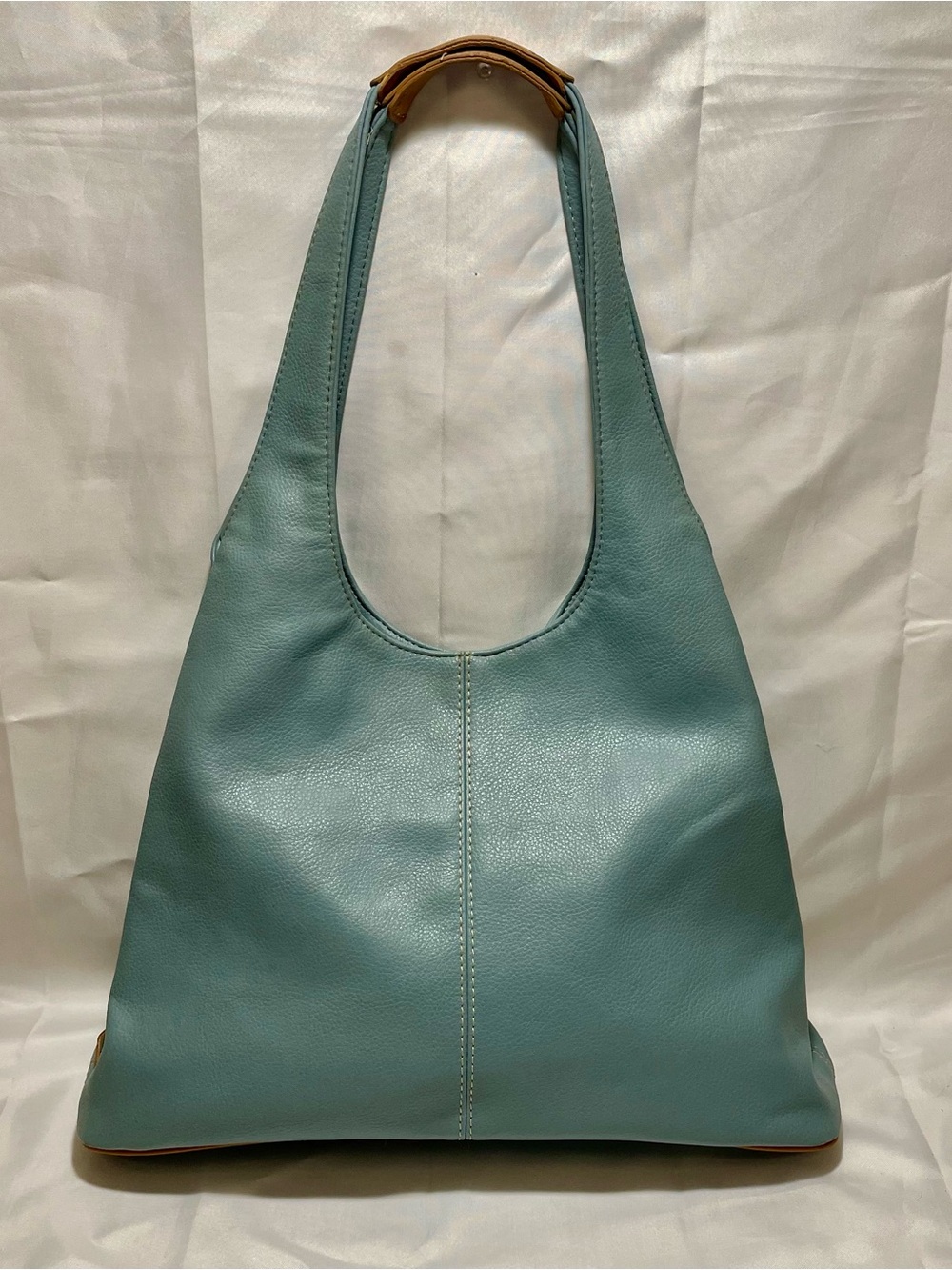 Nine West Pebbled Leather Hobo Shoulder Bag 🩵Vintage🩵